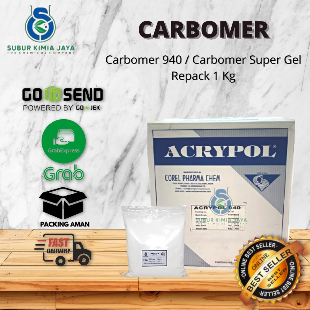 

Carbomer 940 / Super Gel / Carbopol 1000 gr Premium