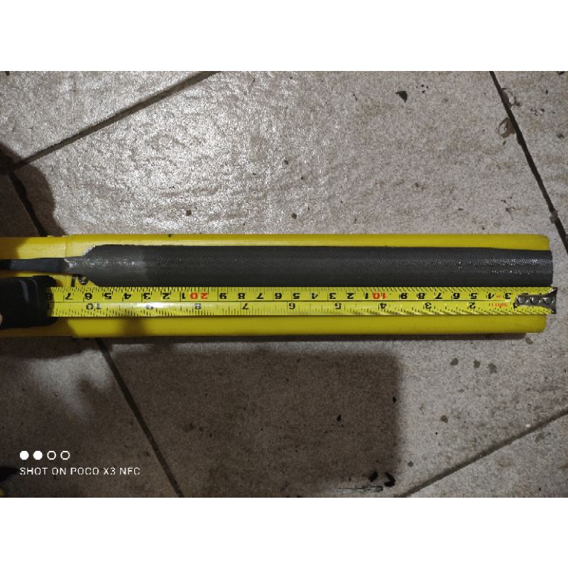 kikir belah rotan kikir HPL setengah bulat (halus) PROHEX HASSTON 10in kikir besi flat