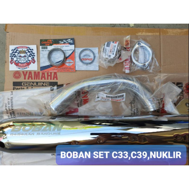 KNALPOT BOBAN FULL SET ( LASER )-1