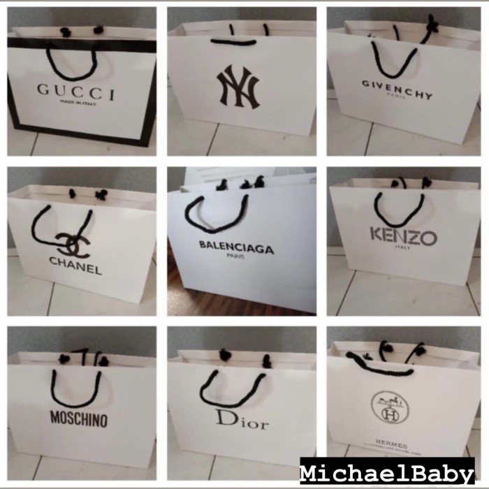 

[DISKON] Paperbag branded - Moschino GRATIS ONGKIR