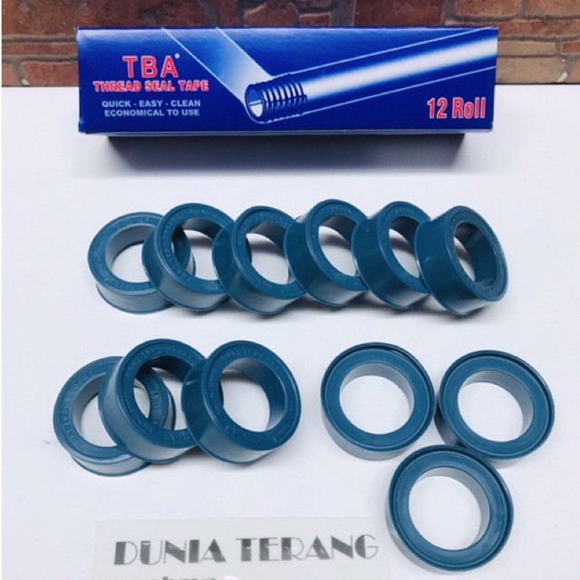 Seal Tape TBA 1/2in - Isolasi Pipa 12mm Thread Seal Tape Sealtape Seltip Siltip PTFE Selotip Kran