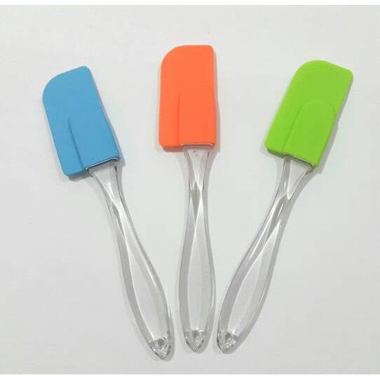 Spatula Silikon Kue Spatula Karet - Random Colour