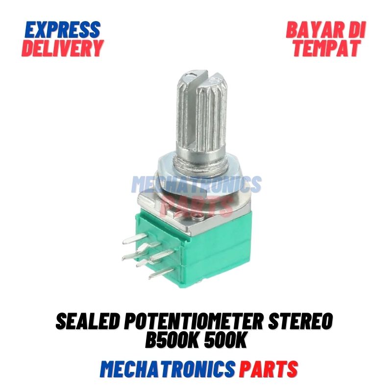 Sealed Potentiometer Potensiometer potensio Stereo B500K 500K