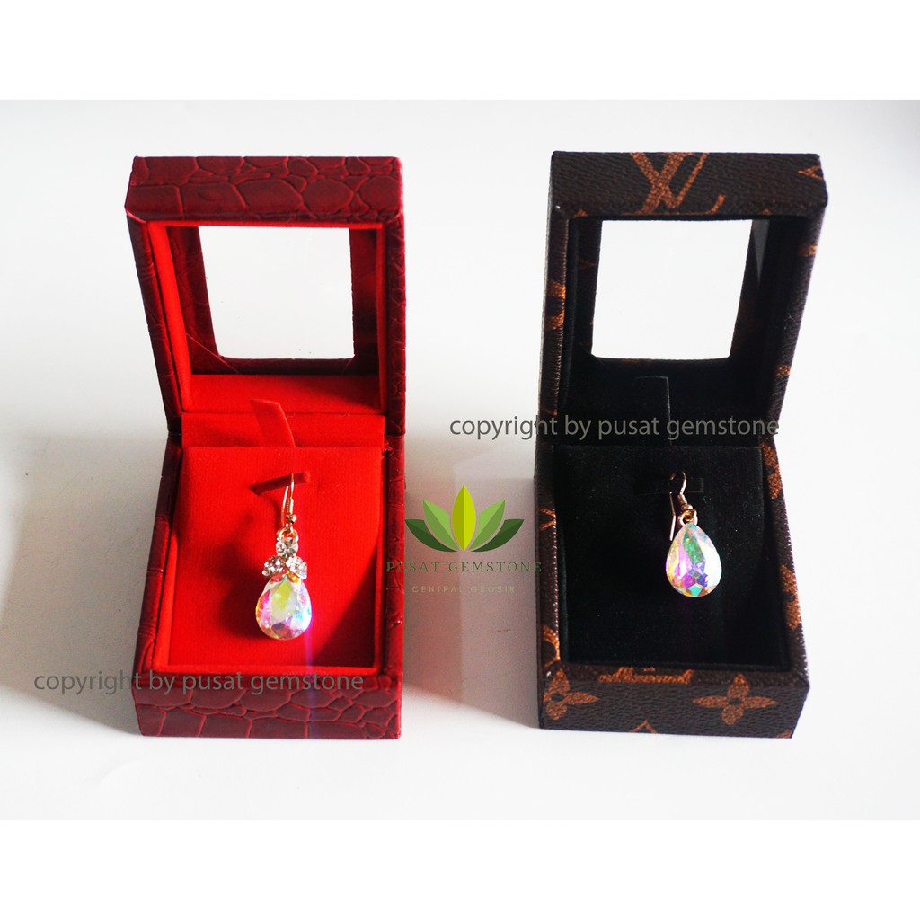 Kotak liontin box kalung box liontin / kotak giwang