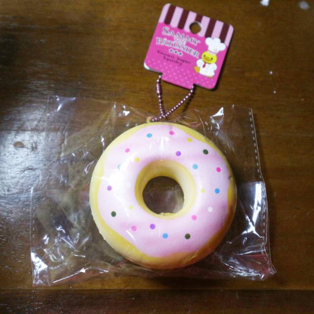 Squishy Sammy the pattisier donut pink
