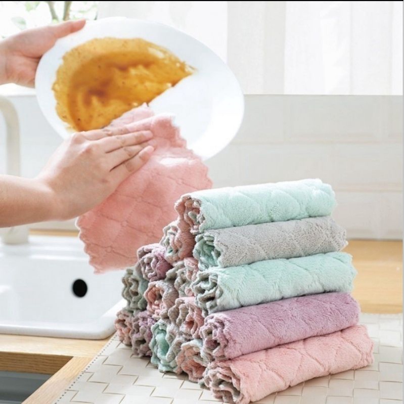 CJ kain lap dapur microfiber murah