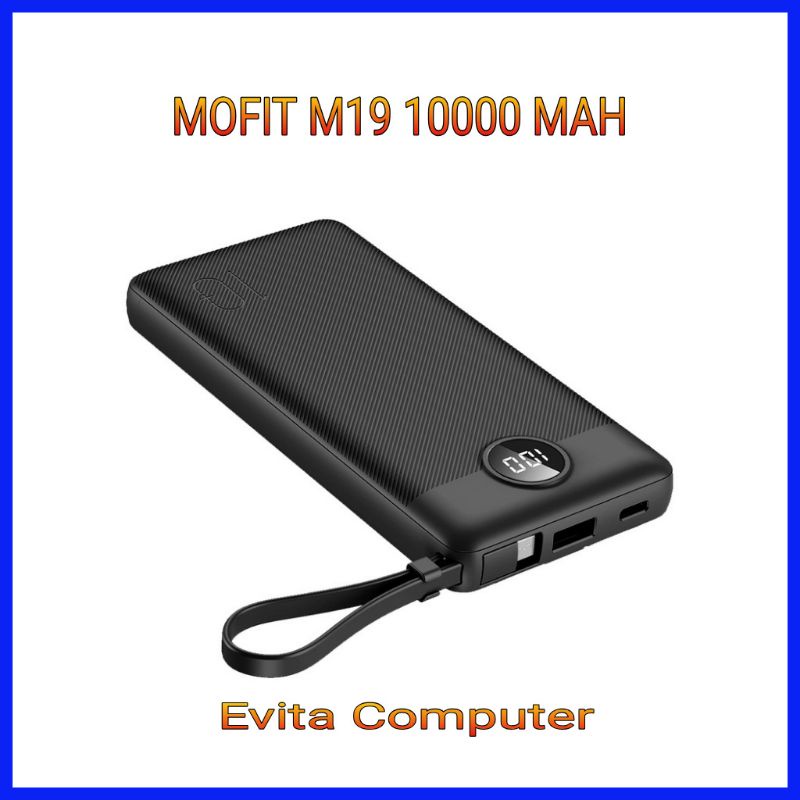 Mofit M19 Powerbank 10000mAh Fast Charge