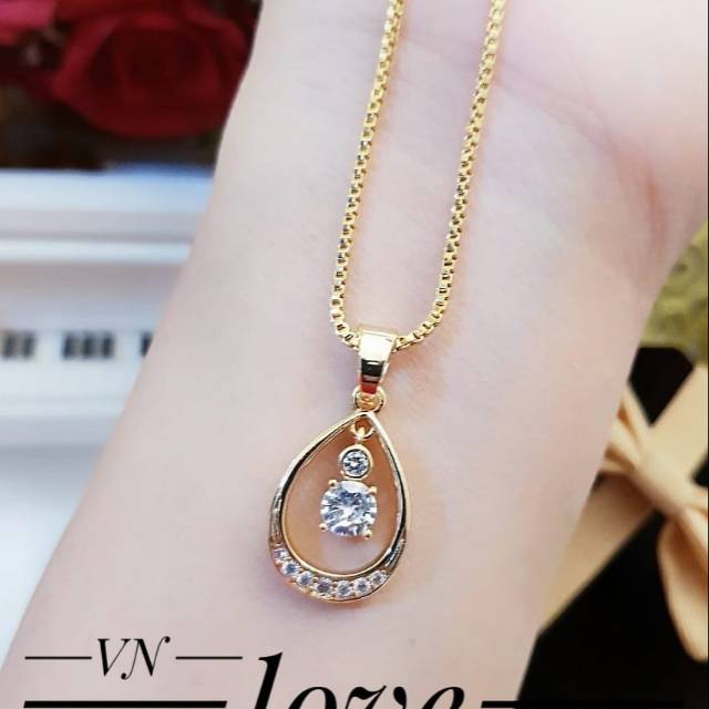 Xuoing kalung lapis emas 24k 0324k