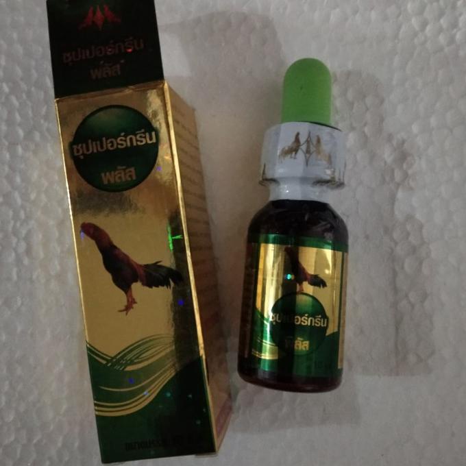 SUPER GREEN PLUS obat import ayam ngorok,crd,snot, kolera, mejen