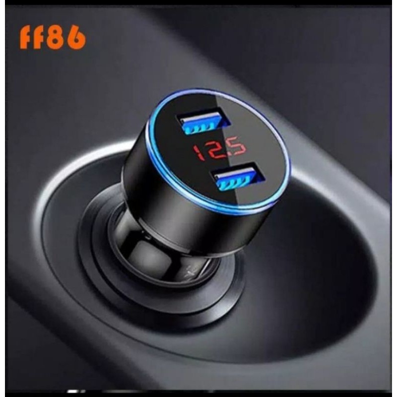 charger + voltmeter dual USB motor NMAX 2020 AEROX ADV LEXI PCX FREEGO GENIO FREEGO DLL