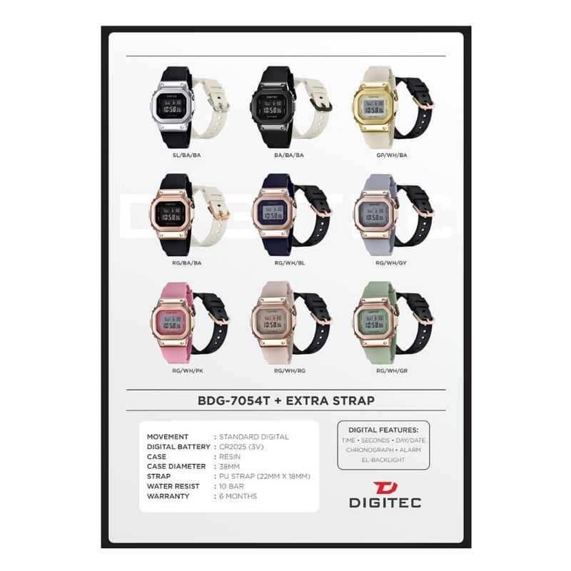 Jam Tangan Digitec 7054 Original