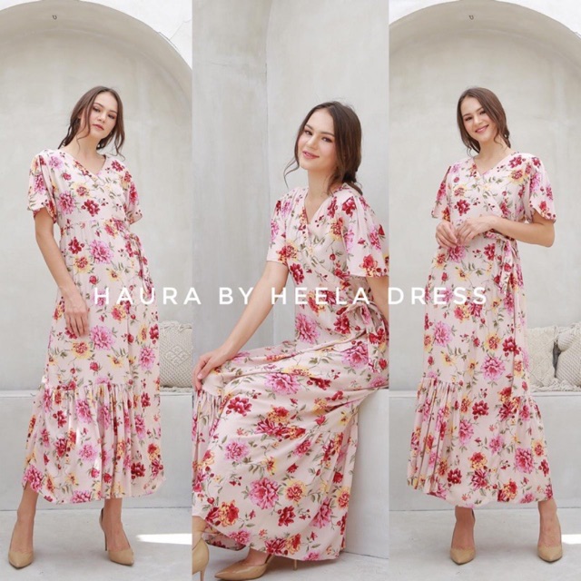 HOMEDRESS ARAB HEELA HAURA - DASTER WANITA BUSUI SYARI TERBARU POLOS RENDA KATUN RAYON RGB  PAYUNG