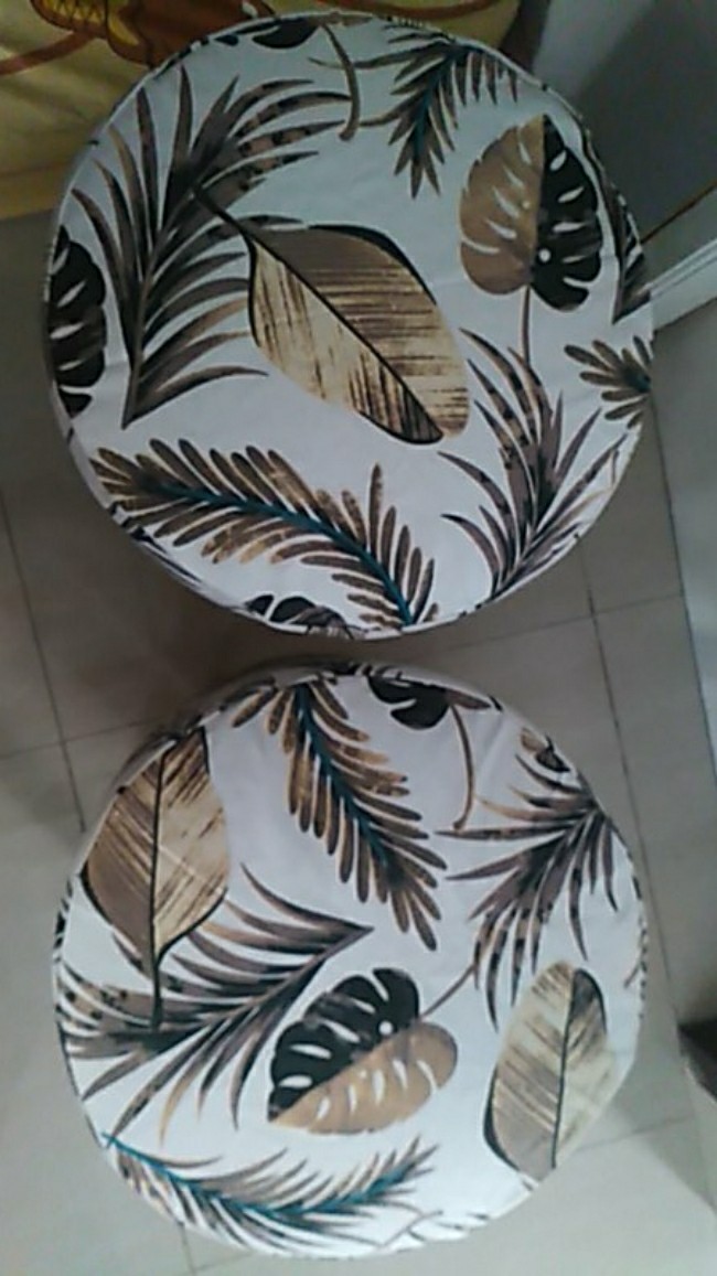 Sarung Stool Amaya White