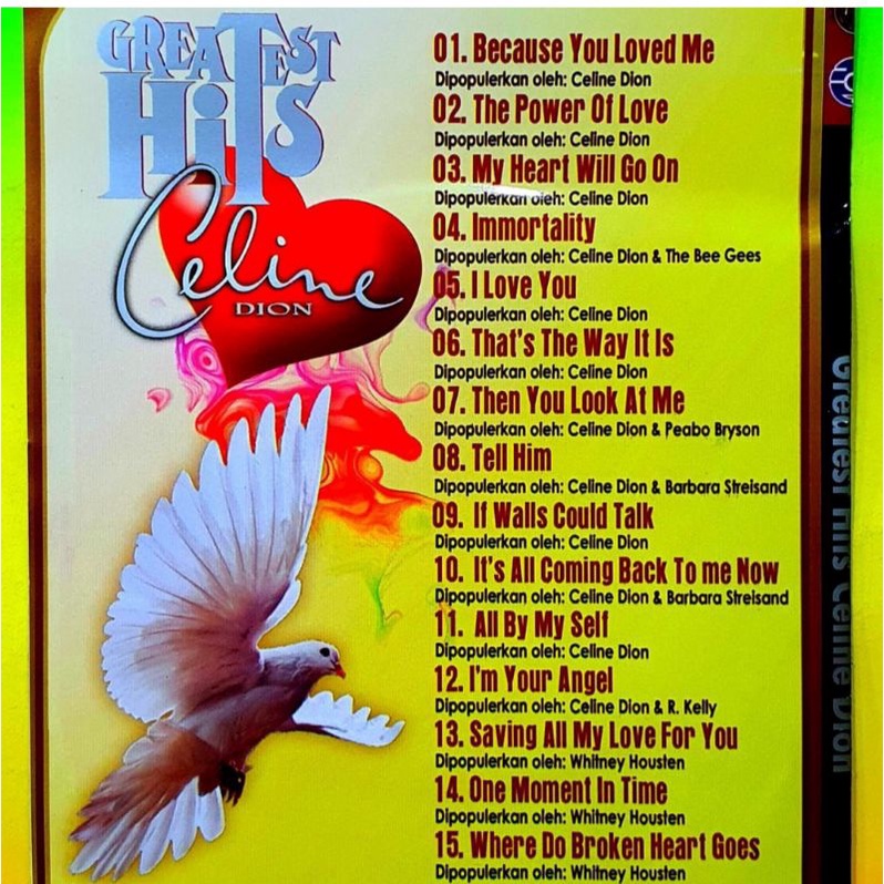 Kaset Original Video Lagu Celine Dion Best Album Video Musik Karaoke On Off Album Celine Dion Terlaris Terpopuler Shopee Indonesia