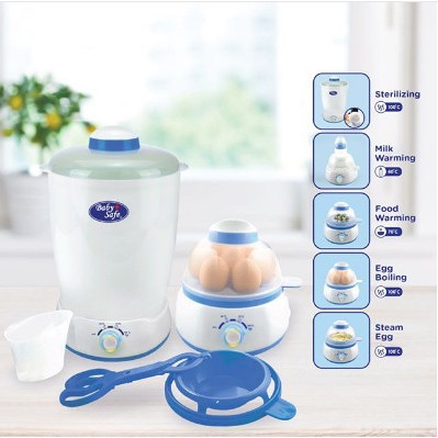 Baby Safe Sterilizer Multifungsi dengan LED Steril Botol Multi Fungsi