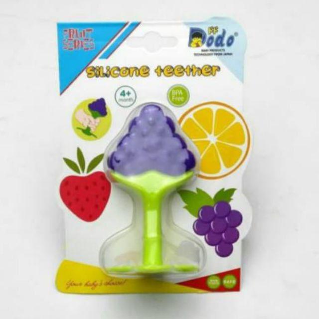 DODO Silicone Teether Fruit Series/mainan gigi bayi