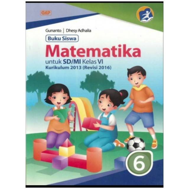 Jual Buku Siswa Matematika Untuk Sd Mi Kelas 6 Kurikulum 2013 Revisi Indonesia Shopee Indonesia