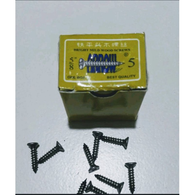 Skrup Kayu 5/8" x 5 ARROW Kepala Sekrup +