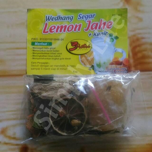 

Wedang Rempah LEMON JAHE KUNIR