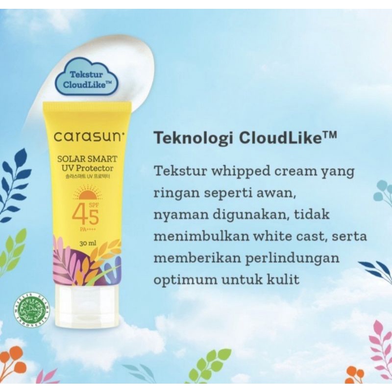 Carasun Solar Smart Uv Protector Spf 45 30ml