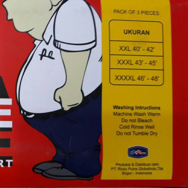 Celana dalam Pria GTMAN EXTRA LARGE BIG SIZE 2XL .3XL .4XL Original