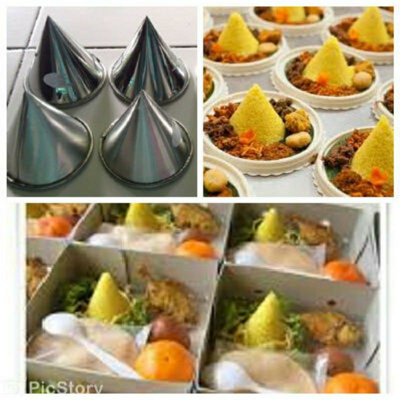 CETAKAN TUMPENG MINI DIAMETER 10 CM