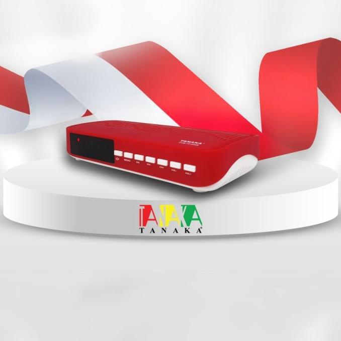STB Digital DVB T2 Merek Tanaka T2 Sniper (Merah Putih)