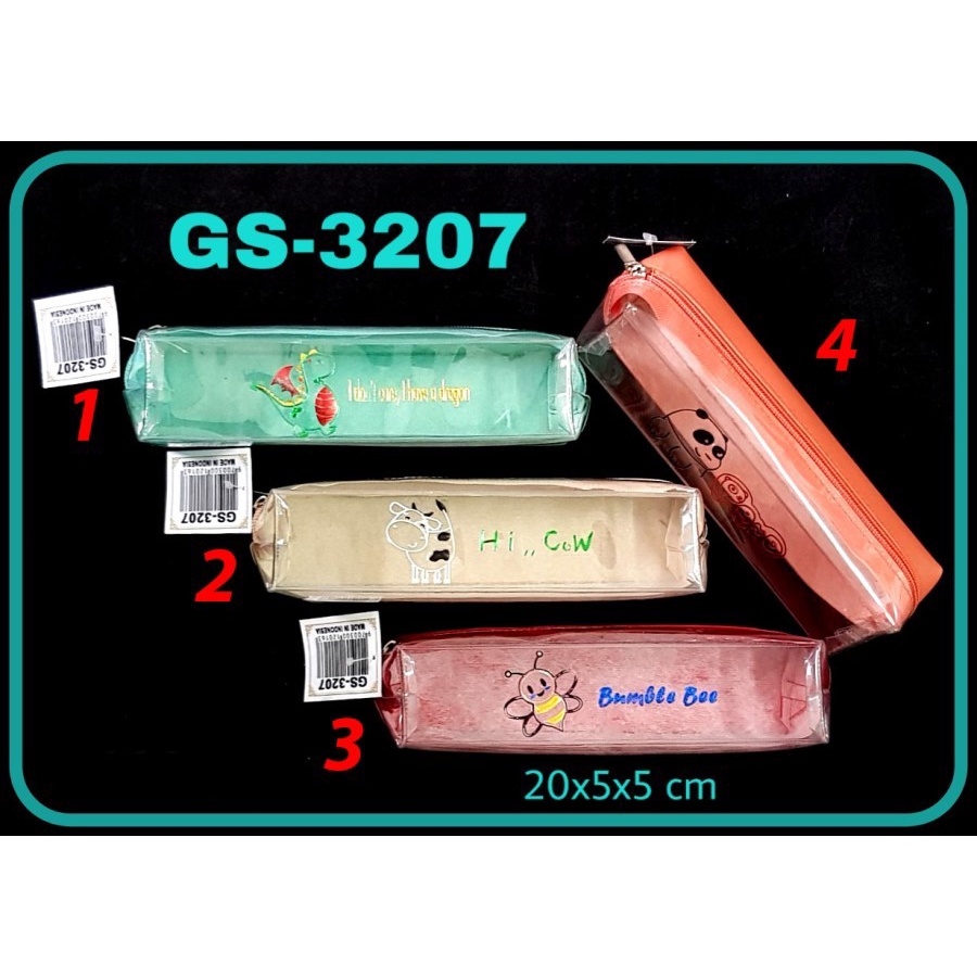 

SJS Kotak Pensil Kain Sleting/Tempat Pensil/Pencil Case Zipper