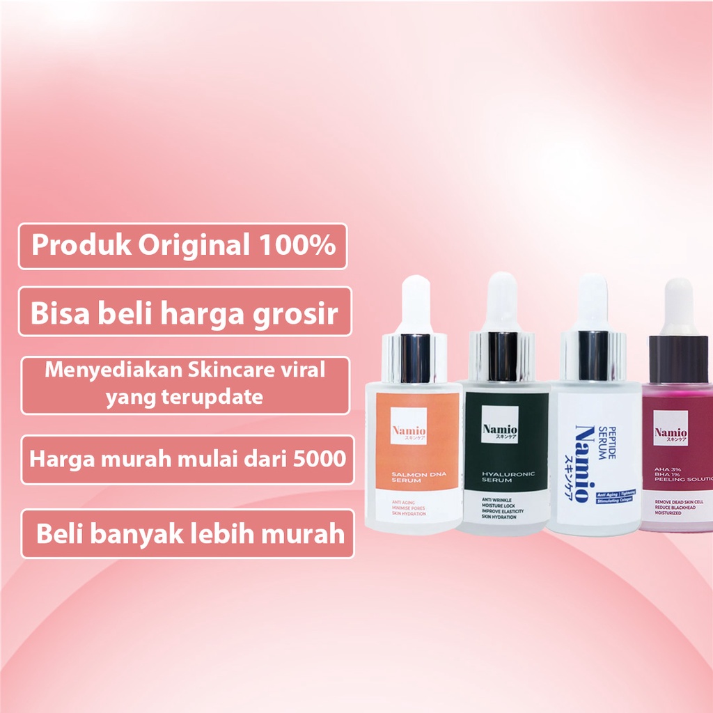 [ SKINHOUSEID ] NAMIO SALMON DNA | HYALURONIC | PEPTIDE | AHA BHA PHA PEELING SOLUTION SERUM