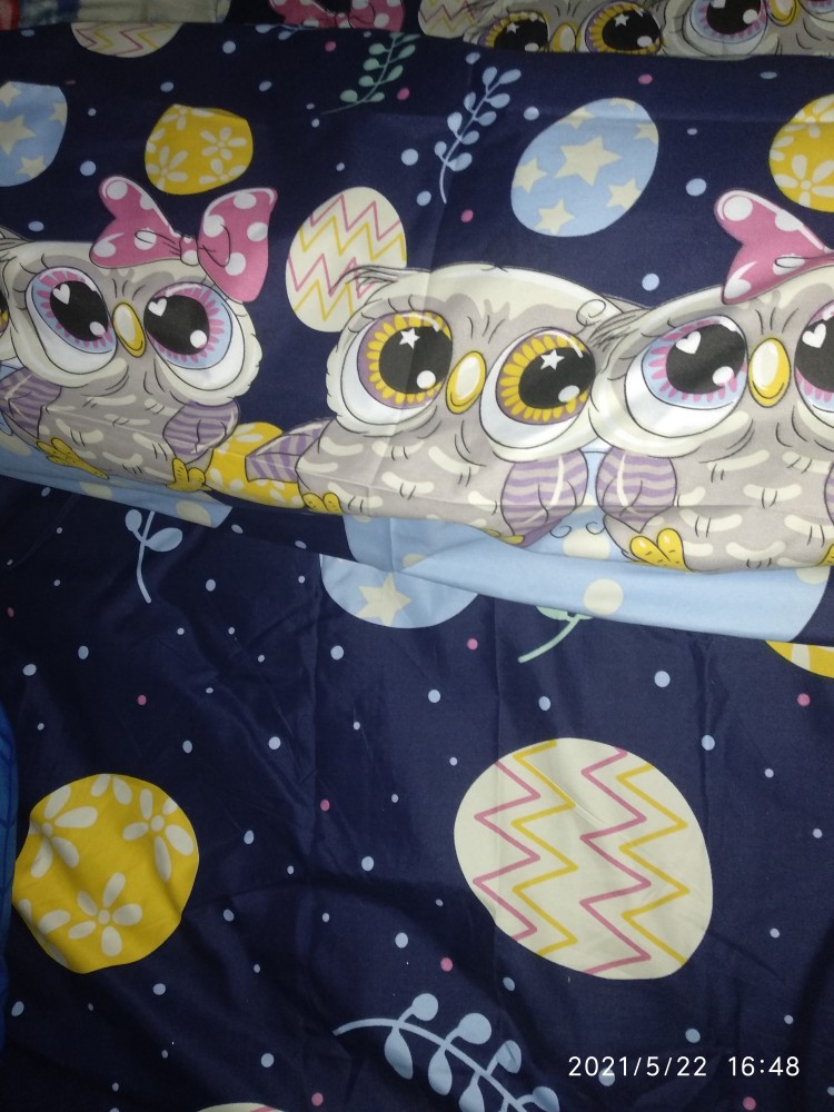 Seprei Homemade Murah, Motif Cute Owl