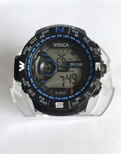 Jam tangan sporty digital fashion watch visica anti air diameter super jumbo