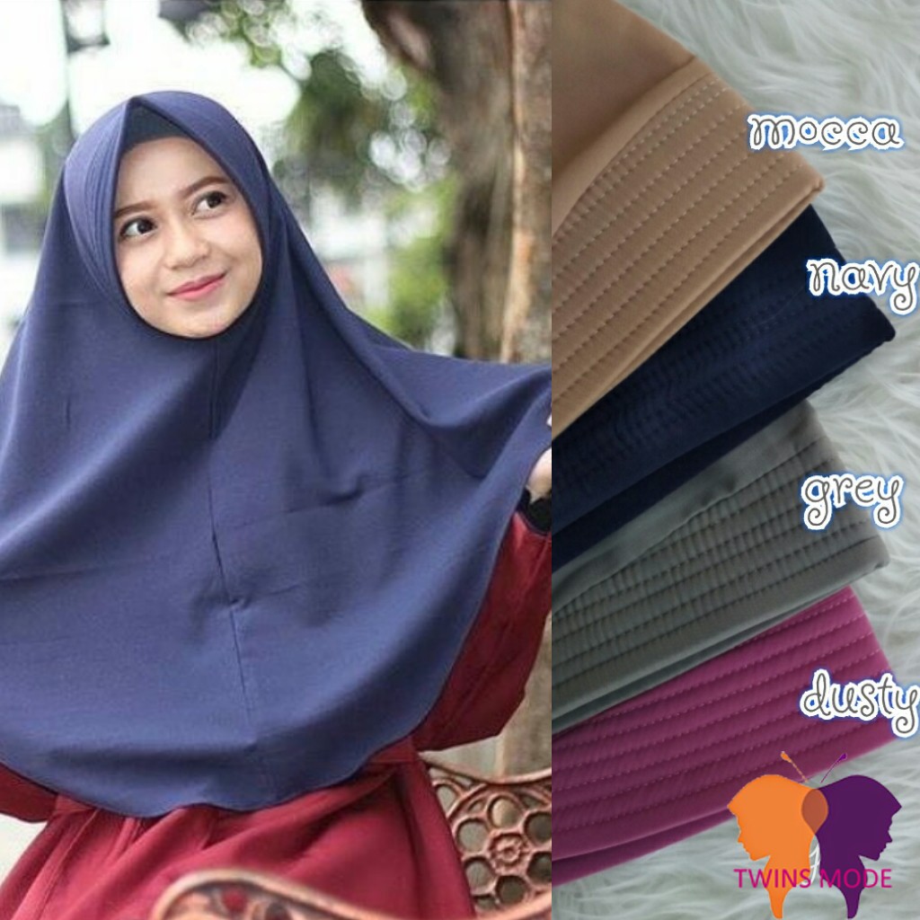 PROMO Jilbab  Instan Siria Series 1Slup Crepe High 