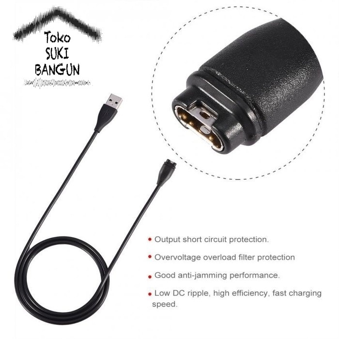 USB Cable Kabel Charger GARMIN FENIX 6s / 6 / 6X Sapphire Pro Solar