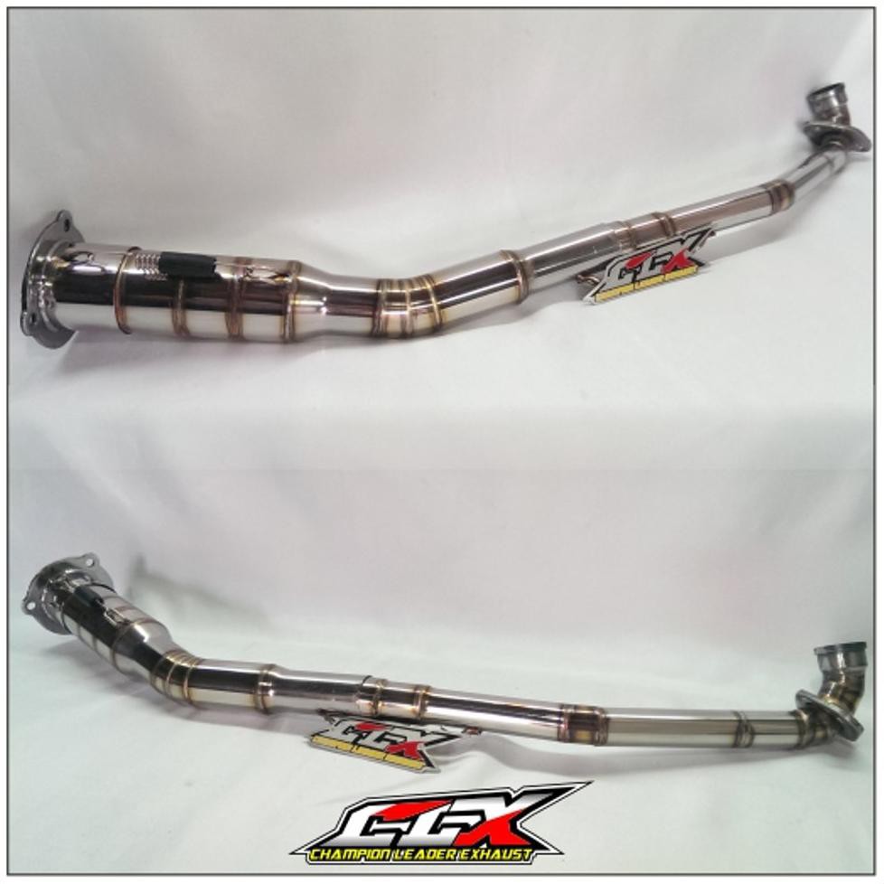 New Leher Knalpot Supra X 125 Standar Racing Stainless (Header Knalpot Supra X125 Pnp Silencer