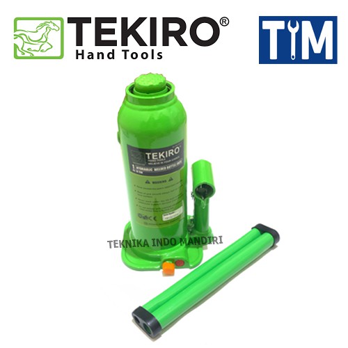 TEKIRO Dongkrak Botol 10 TON / Hydraulic Welded Bottle Jack AU-BJ1912
