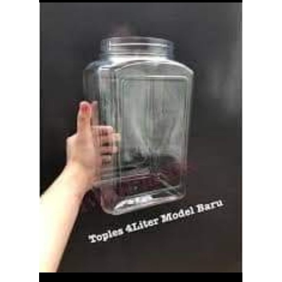 toples cupang 4 liter tanpa tutup