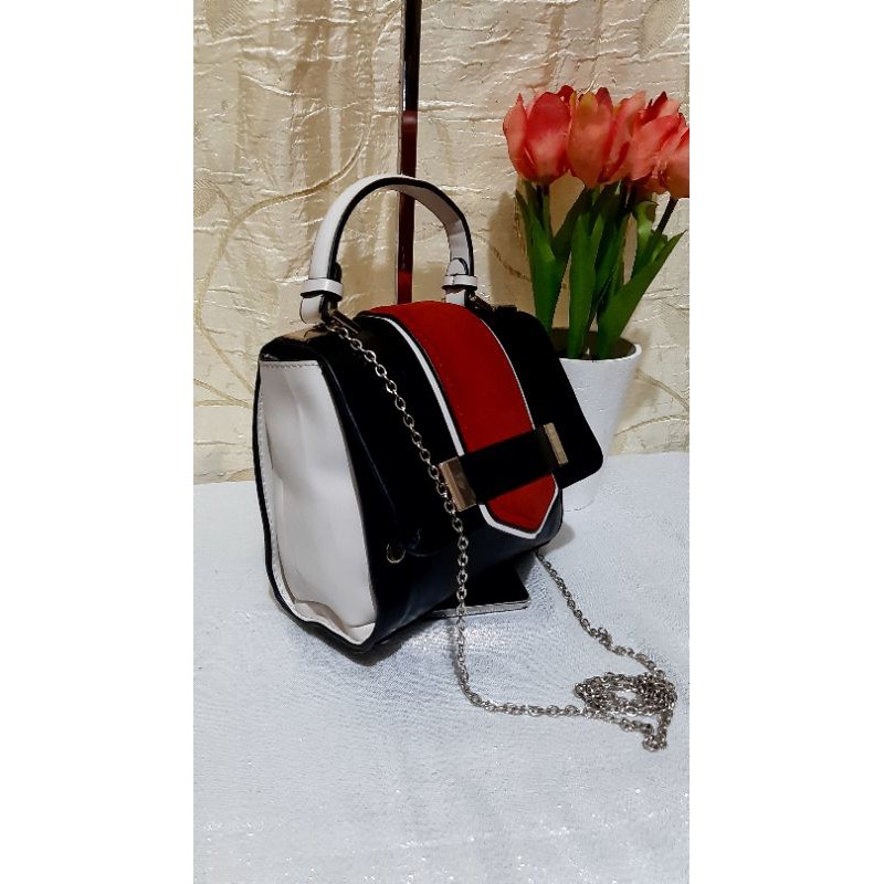 Tas second | ZARA Authentic leather handbag & sling bag