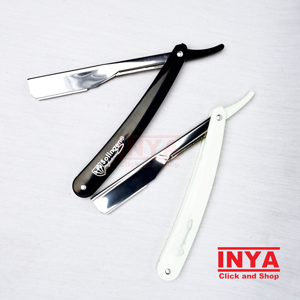 PISAU CUKUR LIPAT REFILL SILET SOLINGEN - STRAIGHT RAZOR SHAVE HAIRCUT