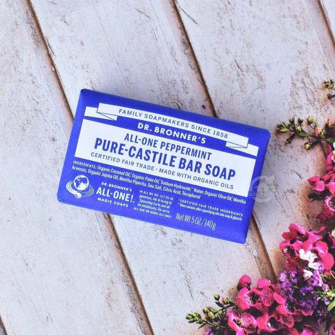 

Harap Baca Deskripsi Sebelum Order Dr. Bronners Peppermint Pure-Castile Bar Soap