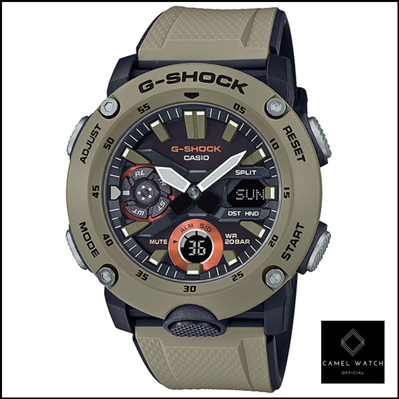 Terlaris Casio G-SHOCK CARBON GA-2000-5A / GA2000
