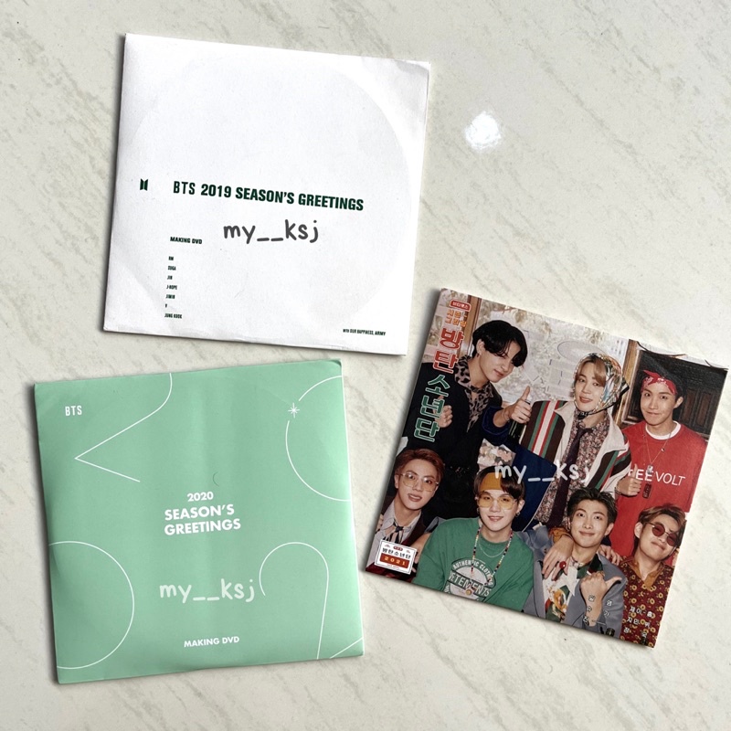 BTS MAKING DVD SEASON GREETINGS 2019 2020 2021