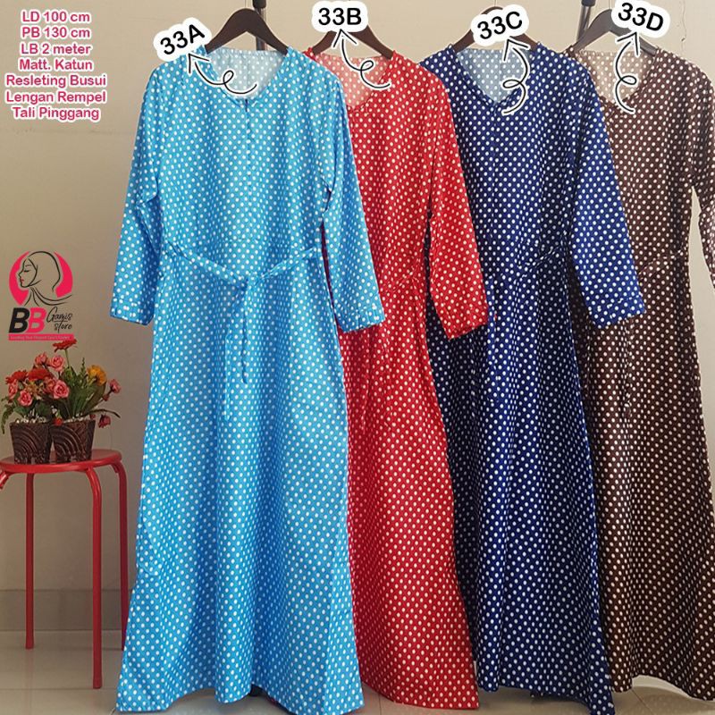 AMIS KAJEP/ KATUN MURAH (PROMO) MOTIF SUNRISE POLKADOT RETRO