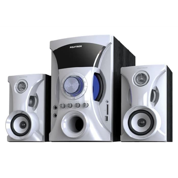 Polytron Multimedia PMA-9505 Bluetooth Speaker Subwoofer Aktif - Putih