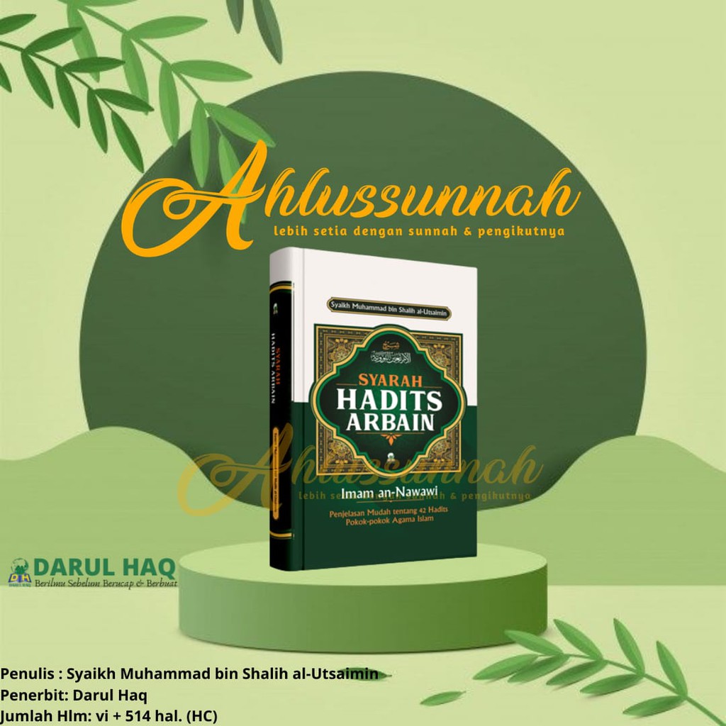 Buku Syarah Hadits Arbain Imam An-Nawawi