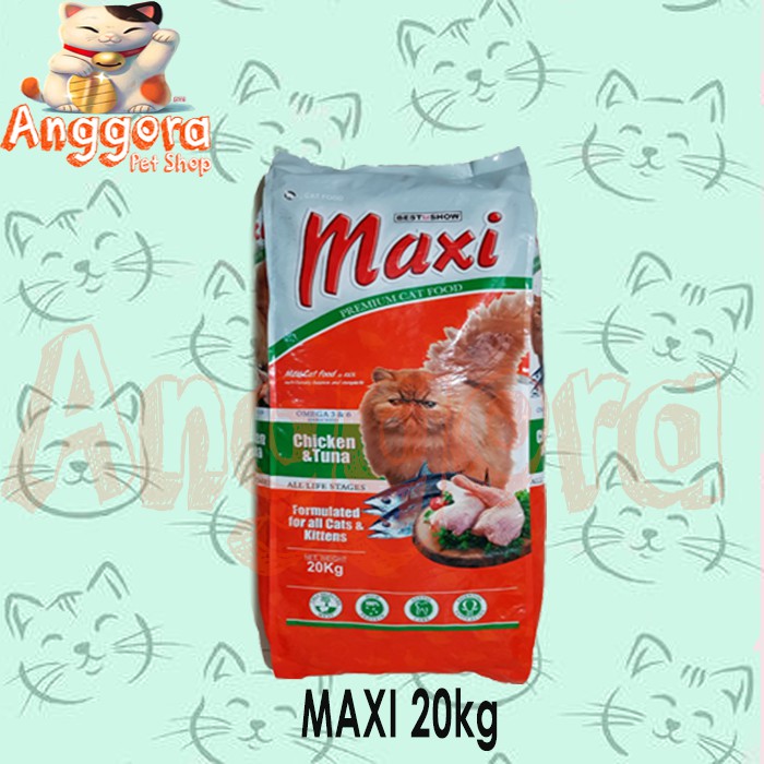 Makanan Kucing MAXI Cat 20kg - Chicken Tuna ( GRAB GOSEND )