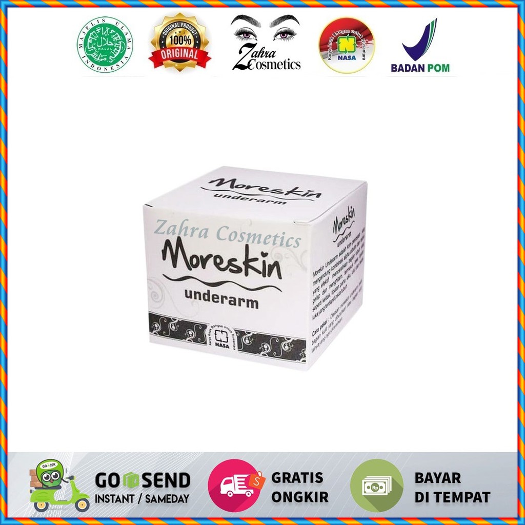 MORESKIN UNDERARM PEMUTIH KETIAK DAN SELANGKANGAN - PEMUTIH LEHER