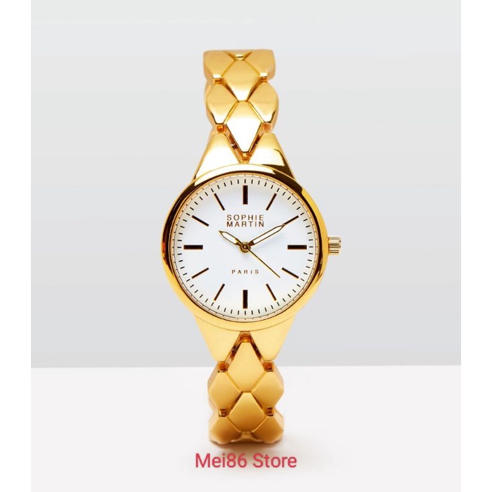 Sophie Paris Carnelly Gold Anti Air 1 ATM Jam Tangan Analog Wanita