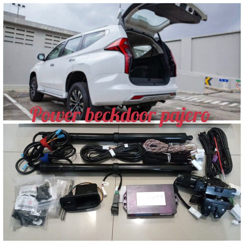 power back door Pajero 2016 up