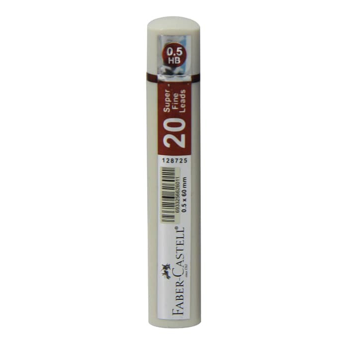 

JUAL LEAD SUPERFINE GRIP HB 0.5 MM TUBE WHITE