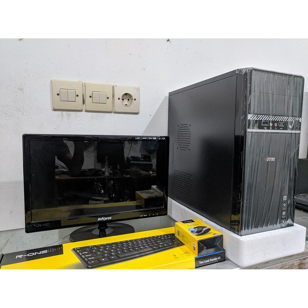 KOMPUTER FULSET TINGGAL PAKAI UNTUK SEKOLAH // KANTOR // PRIBADI